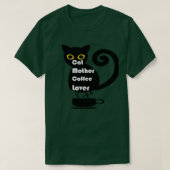 Kat moeder koffie Lover 265 T-shirt (Design voorkant)