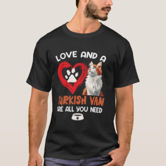 Kat Moeder LIEFDE EN EEN TURKSE VAN ZIJN ALLEMAAL  T-shirt