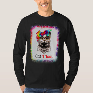 Kat Moeder Liefde R Vader Jongen Meisje Tie Dye  B T-shirt