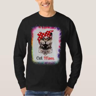 Kat Moeder Liefde R Vader Jongen Meisje Tie Dye  B T-shirt