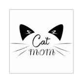 Kat Moeder Liefhebber Moeder Mam Kat Schattige Fun Rubberstempel (Afrduk)