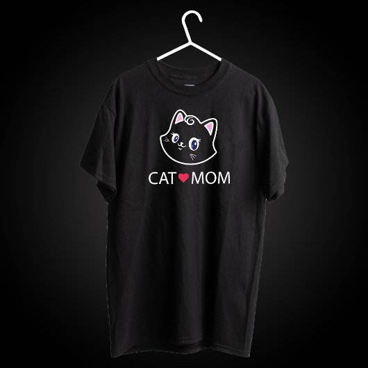 Kat Moeder Liefhebber Moeder Mam Kat Schattige Fun T-shirt