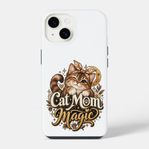 Kat Moeder Magie Telefoon Esthetische Kat Moeder iPhone 14 Hoesje