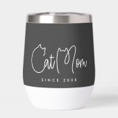 Kat Moeder Modern Chic Speels en Leuke Typografie (Achterkant)