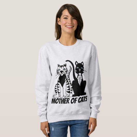 KAT MOEDER (MOEDER VAN KATTEN) T-shirts (Voorkant volledig)