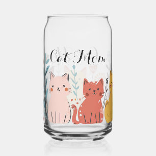 Kat Moeder Pint Glas, Kat Glas Kan