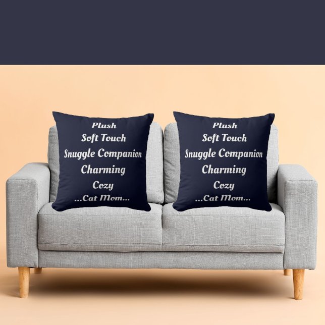 Kat Moeder Pluche Zacht Charmant Gezellig Schattig Kussen (Creator heeft geüpload)