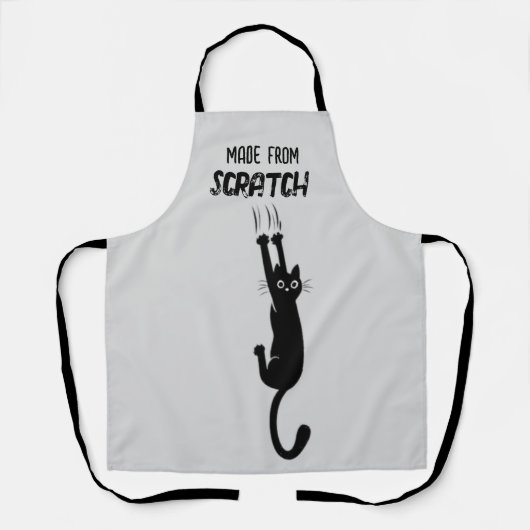 Kat Moeder Schort, Schattige Kat Schort, Grappig S Schort (Voorkant)