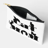 Kat Moeder Silhouet Typografie Etui (Open)