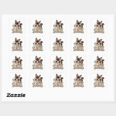 Kat Moeder Sticker | Grappig Cadeau | Kat Liefhebb (Vel)