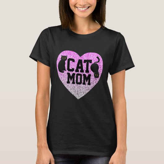 KAT MOEDER T-SHIRT SWEATSHIRT (Voorkant)