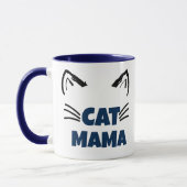 Kat moeder Trots mama huisdier lover Cat Mama Mok  (Links)