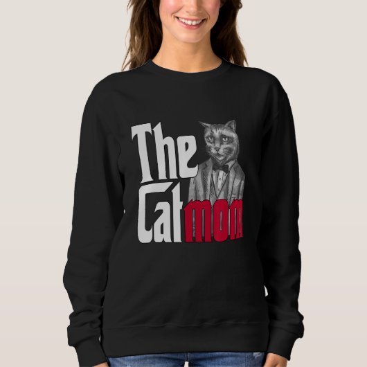 Kat Moeder van de Catmoeder Crazy Cat Mama 1 Trui (Voorkant)