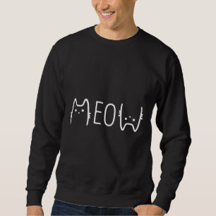 Kat Moeder Wijn Meow Kat Gepast Trui