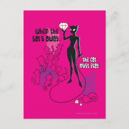 Kat moet worden afgespeeld briefkaart (Voorkant)