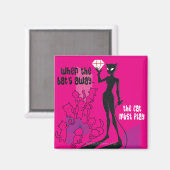 Kat moet worden afgespeeld magneet (Voorkant / Achterkant)