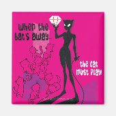 Kat moet worden afgespeeld magneet (Voorkant)