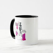 Kat moet worden afgespeeld mok (Voorkant links)