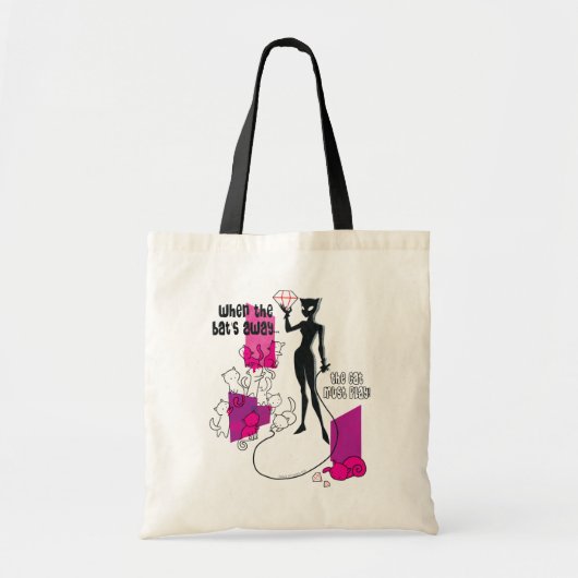 Kat moet worden afgespeeld tote bag (Voorkant)