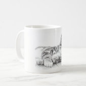 Kat-mok, mok katten, kattenliefhebbers mok (Voorkant links)