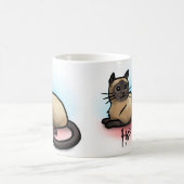 Kat-Mok - Siamese patroonpatroon Koffiemok (Center)
