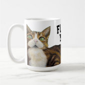 Kat mokkopje knuffel je koffiemok (Links)