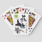 Kat Mons die Kaarten spelen (Achterkant)