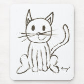 Kat Mousepad Muismat (Voorkant)