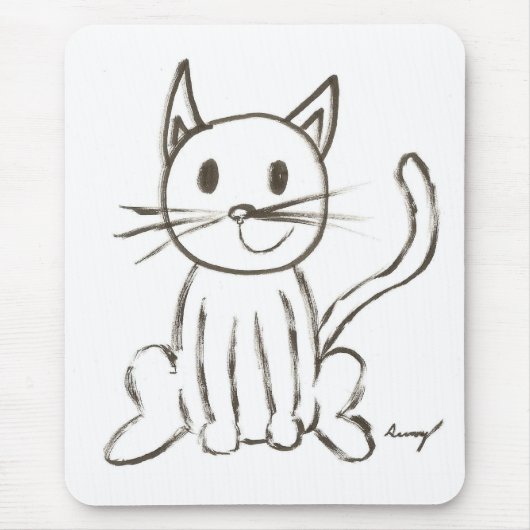 Kat Mousepad Muismat (Voorkant)