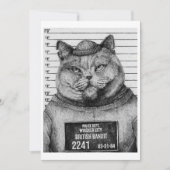 Kat mugshot kaart (Voorkant)