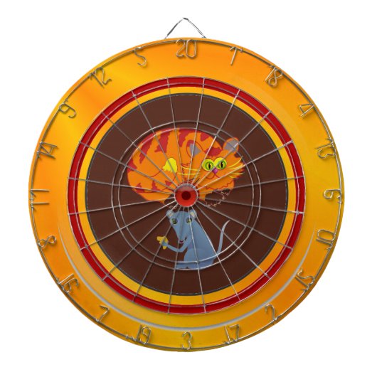 Kat & Muis Dartbord (Voorkant)
