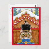 Kat, muizen, muskietenkraker briefkaart (Voorkant / Achterkant)