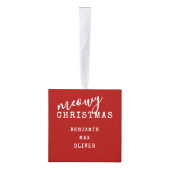 Kat Multiple Photos Meowy kerstgerei Decoratie (Rechts)