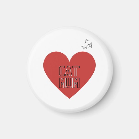 Kat Mum fridge magnet (Voorkant)