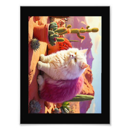 Kat Muur Kunst Decoratie Foto Afdruk