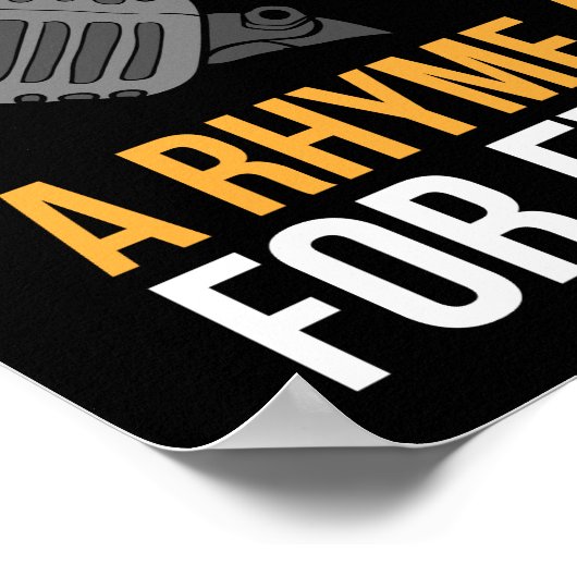 Kat-muziek Poster (Hoek)