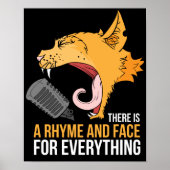 Kat-muziek Poster (Voorkant)