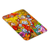 Kat Muziekband Magneet (Rechterzijde)