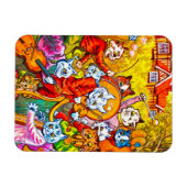 Kat Muziekband Magneet (Horizontaal)