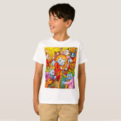 Kat Muziekband T-shirt (Voorkant volledig)