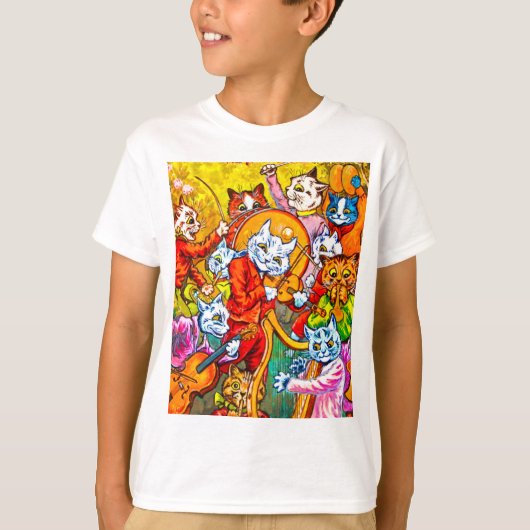 Kat Muziekband T-shirt (Voorkant)