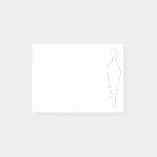 Kat naar beneden post-it® notes (Voorkant)
