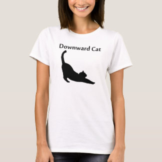 Kat naar beneden t-shirt