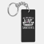 Kat Name Snickers Lovers | Alles wat je nodig hebt Sleutelhanger (Voorkant Links)