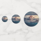 Kat Nap Droom of Nachtmerrie Confetti (Achterkanten)