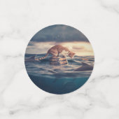 Kat Nap Droom of Nachtmerrie Confetti (Kleine voorkant)