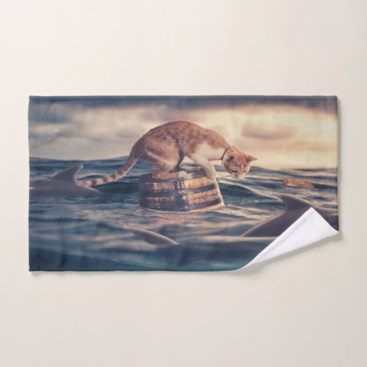 Kat Nap Droom of Nachtmerrie Handdoek (Handdoek)