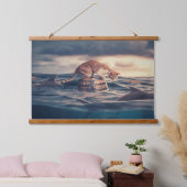 Kat Nap Droom of Nachtmerrie Hangend Wandkleed (Slaapkamer)