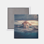 Kat Nap Droom of Nachtmerrie Magneet (Voorkant / Achterkant)