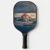 Kat Nap Droom of Nachtmerrie Pickleball Paddle (Achterkant)